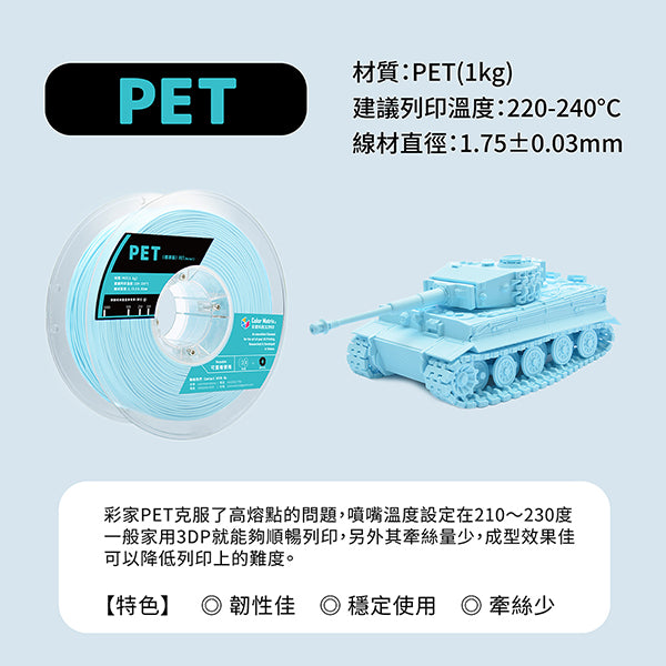 PET標準版 - 彩家科技